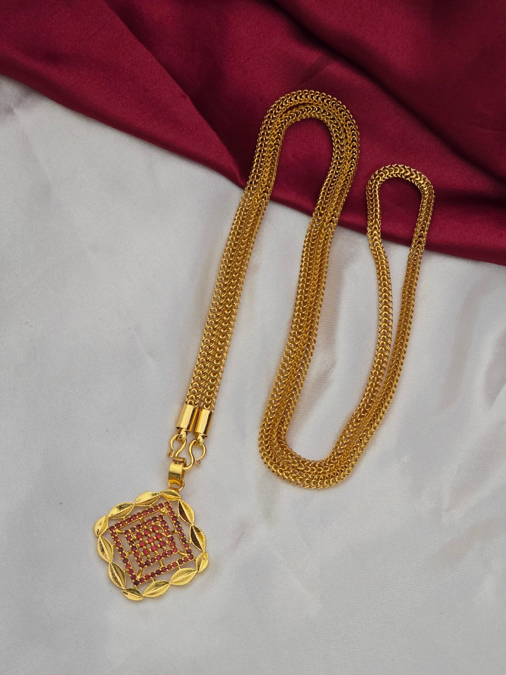 Premium foaming 28 inch ad stone dollar chain