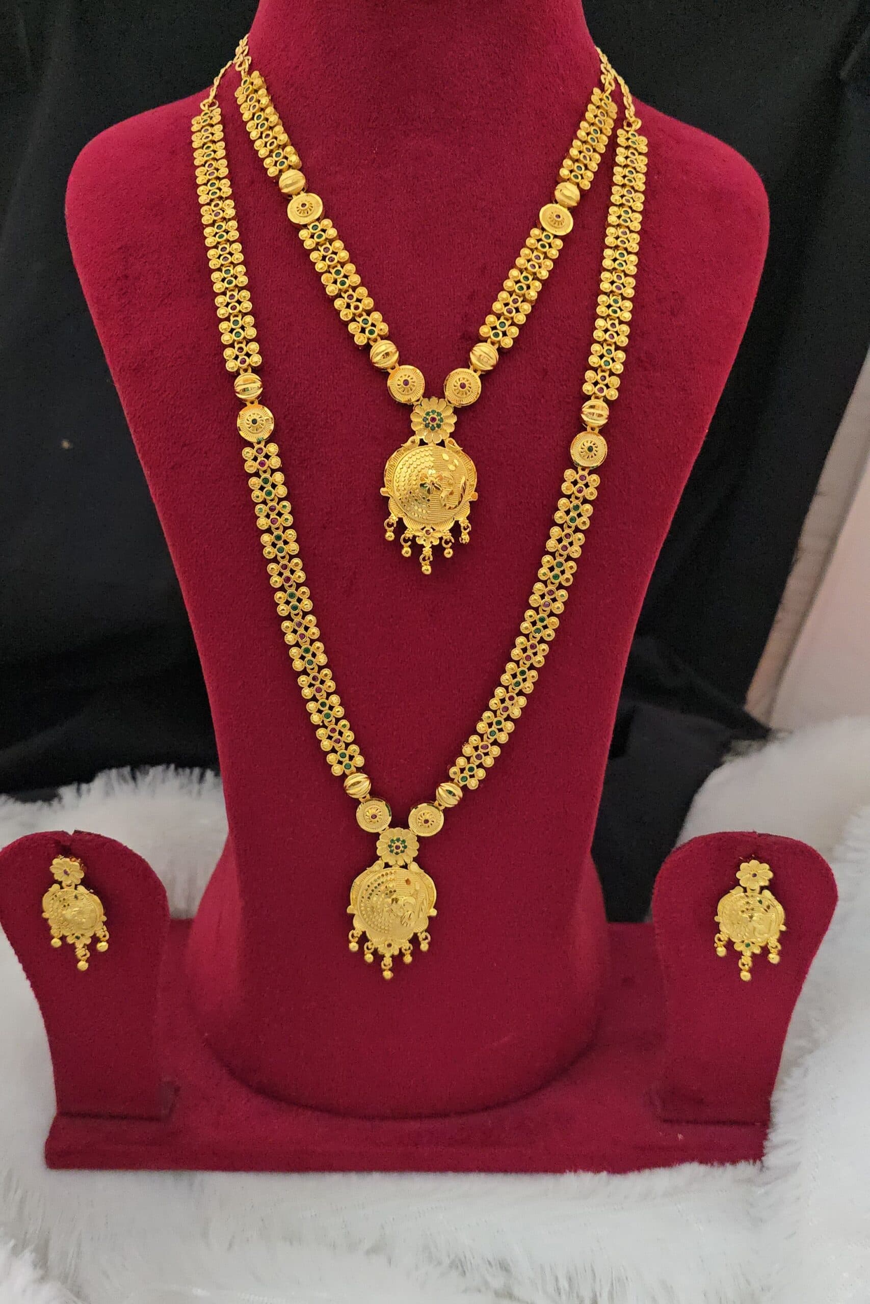 Premium foaming wedding combo with earings