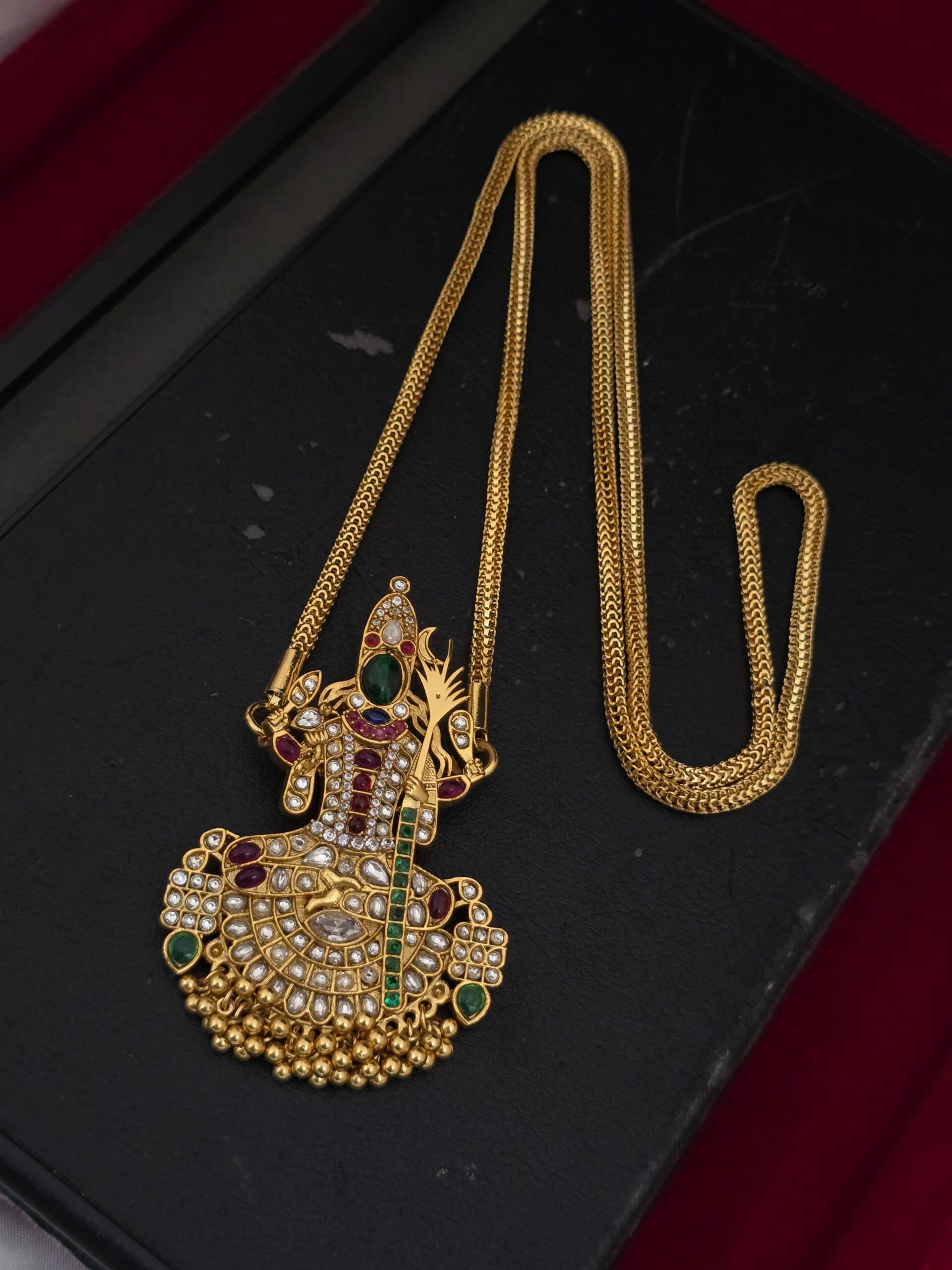 Premium Matt lakshmi locket
