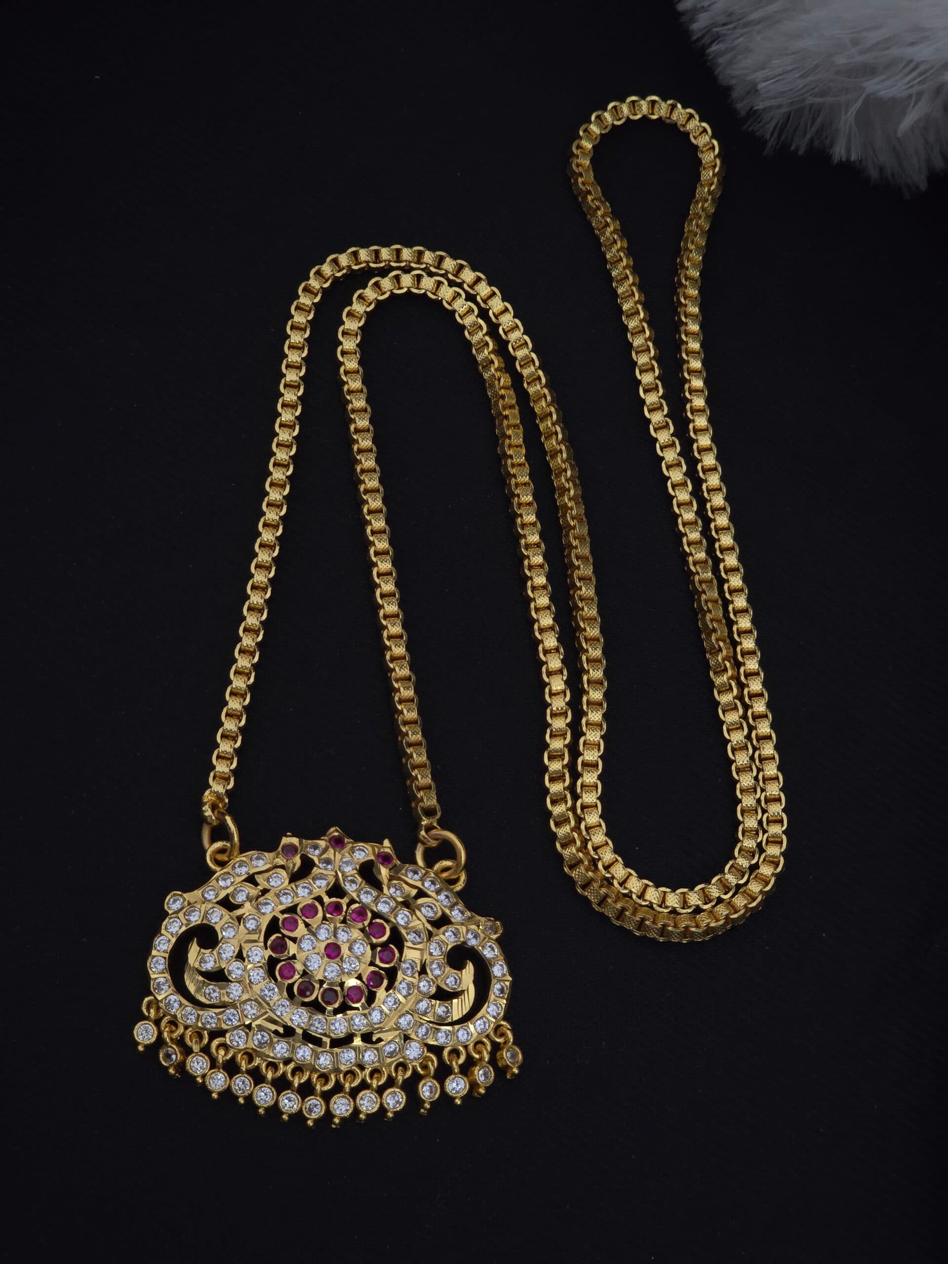 Premium impon 36 inch dollar chain
