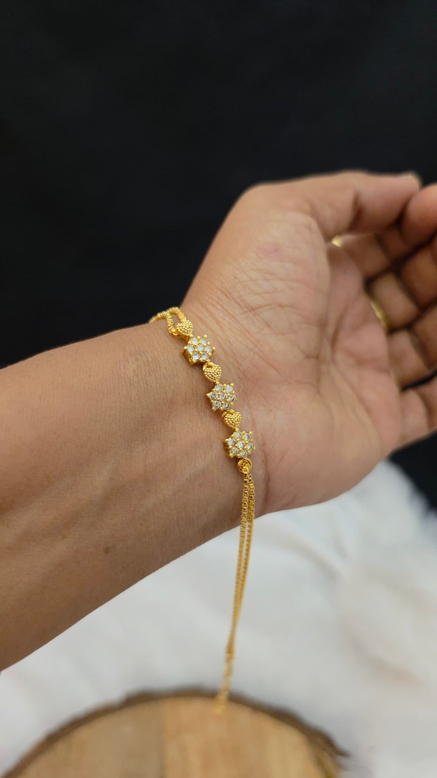 Premium foaming ad stone bracelet.