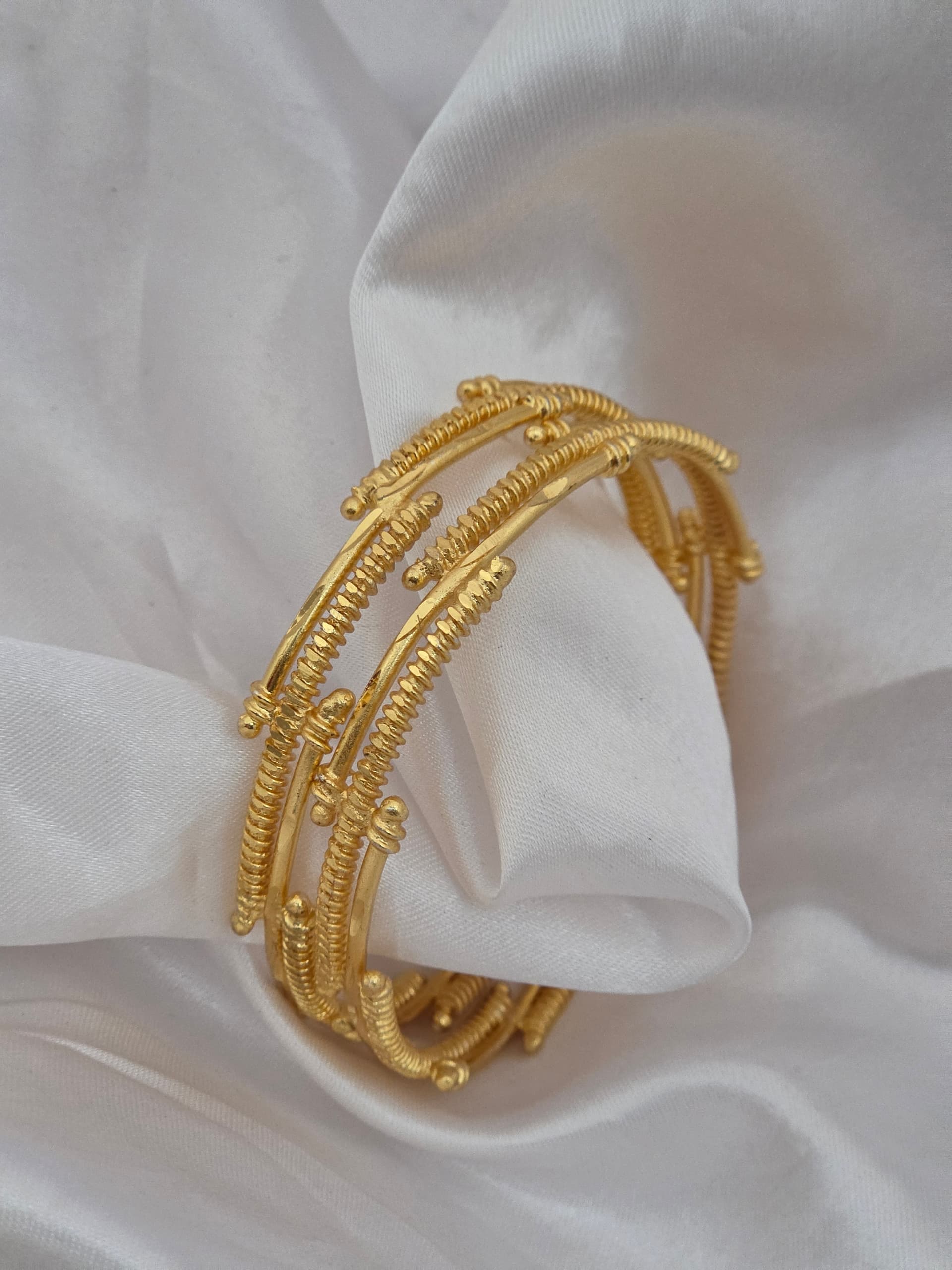 Premium Foaming Double Line Bamboo Bangle