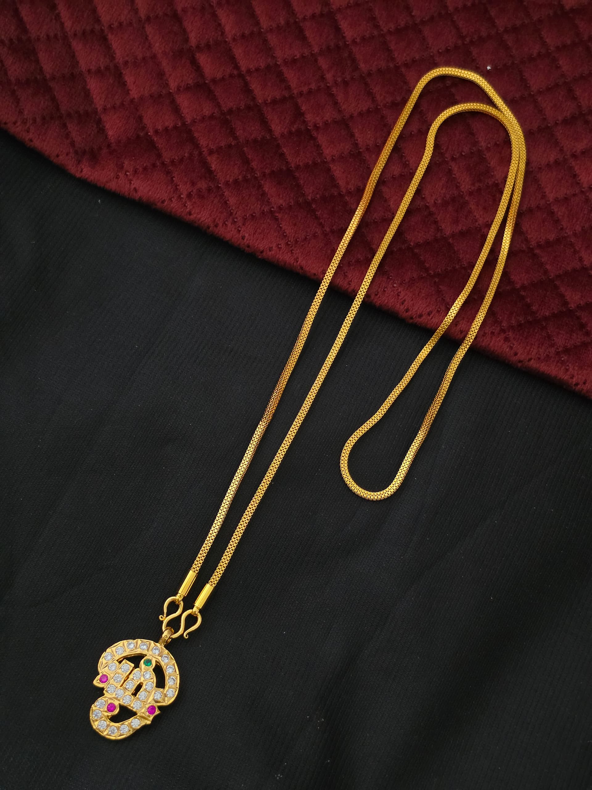 Premium  impon 32 inch om dollar chain