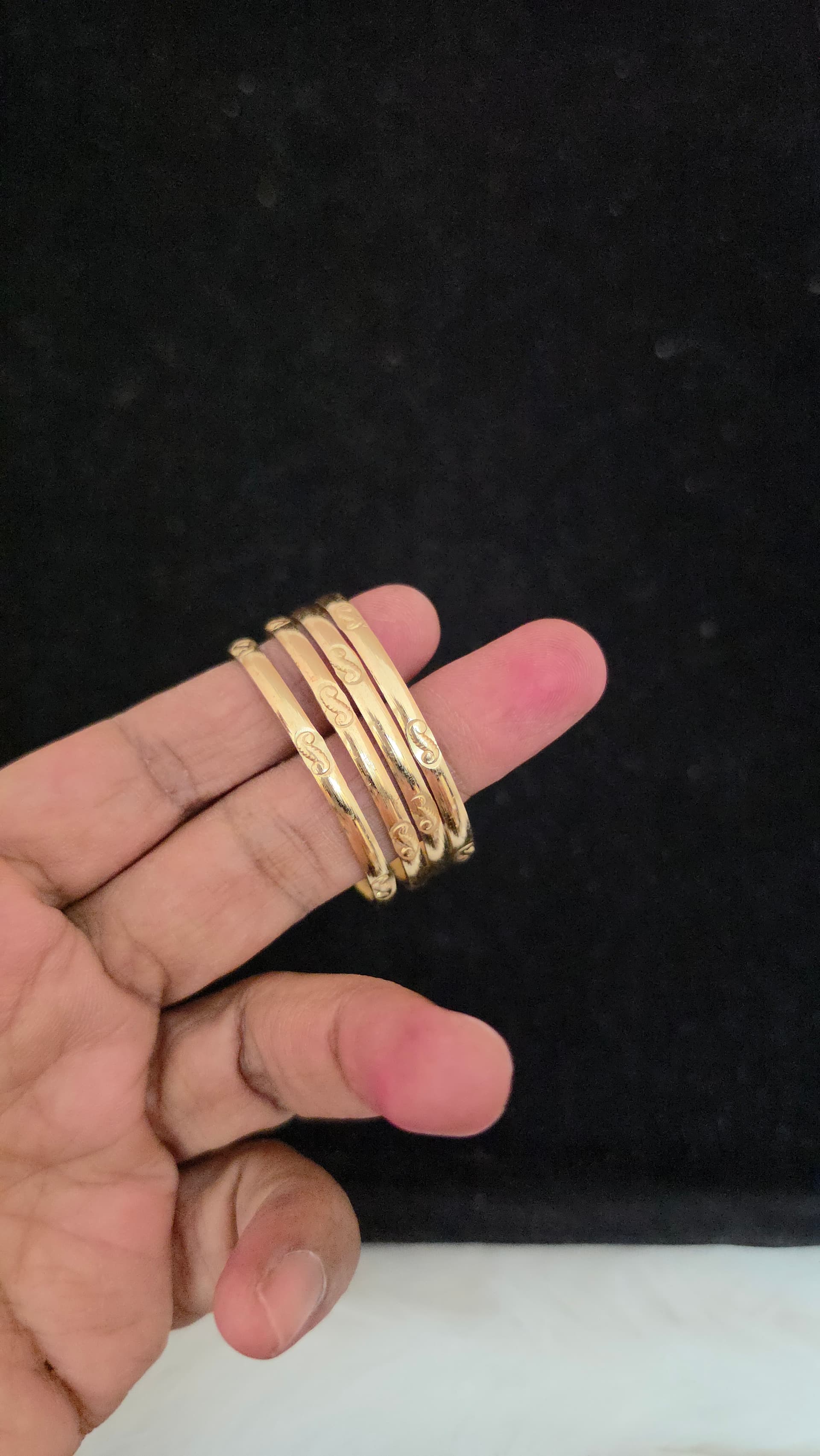 Premium impon 1 pair kids bangle