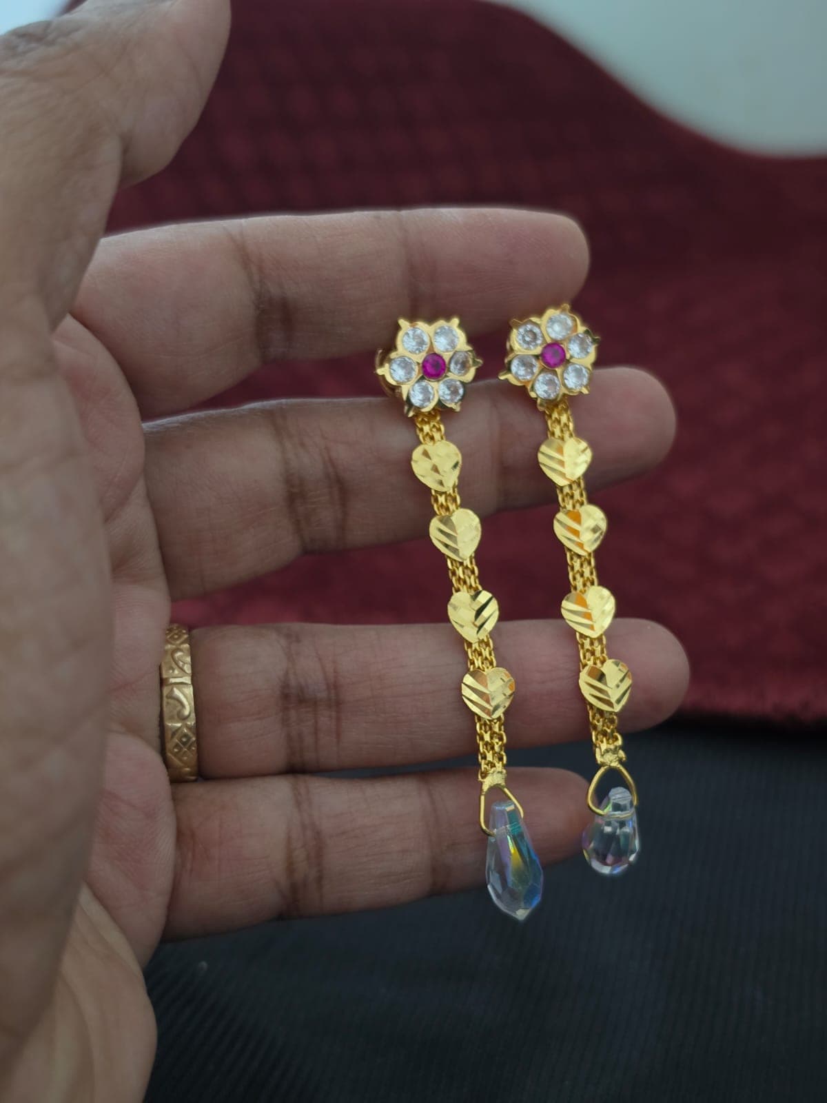 Premium impon chain drops earing