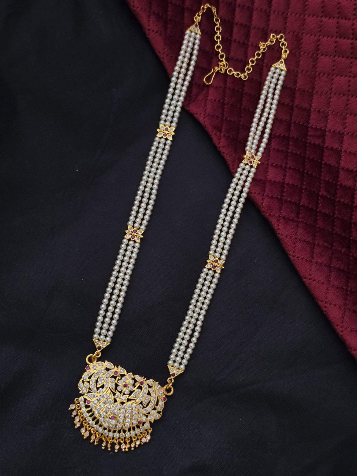 Premium impon peacock pearl haram