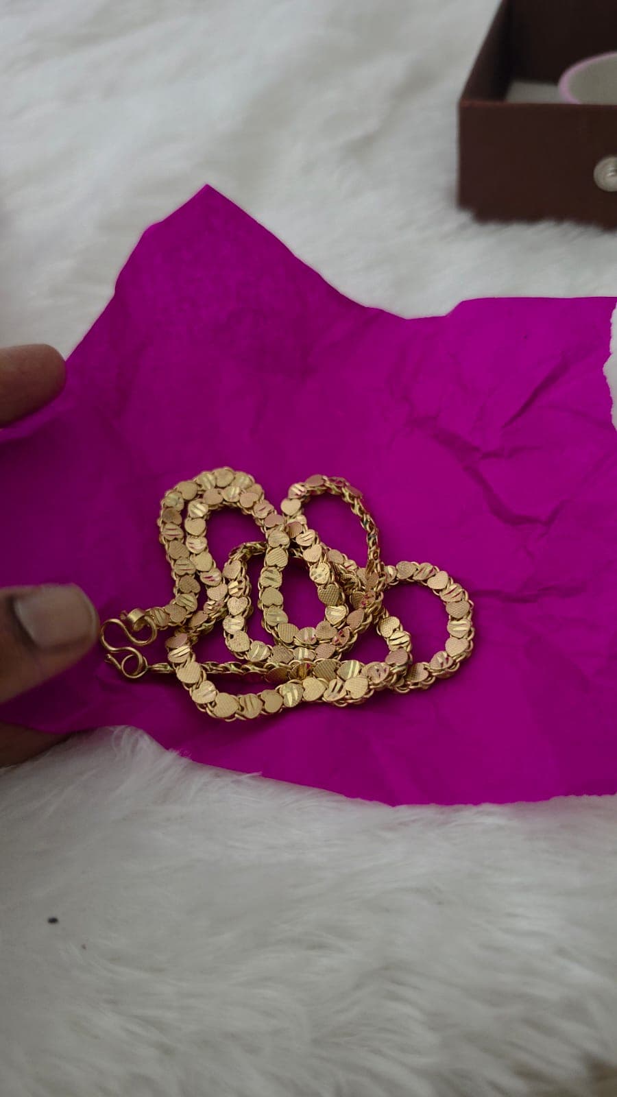 Premium impon 24 inch heart chain