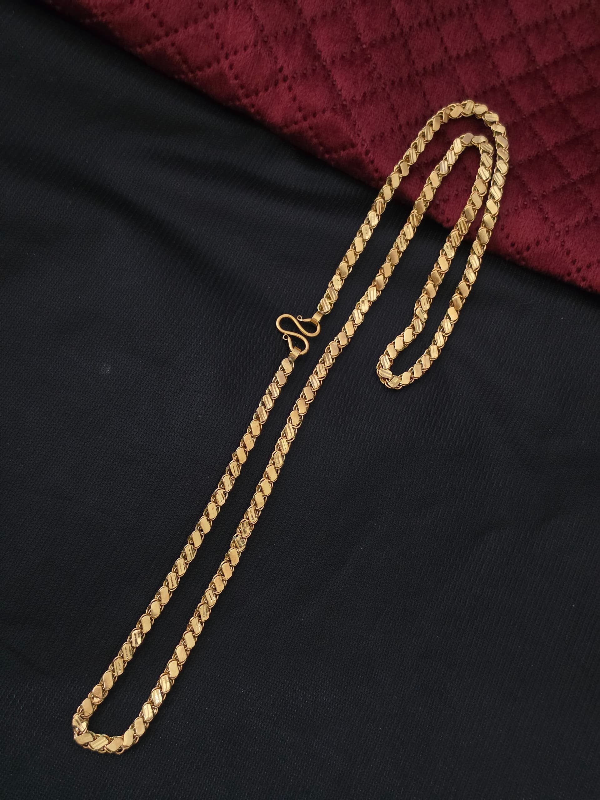 Premium  impon 24 inch heart chain 