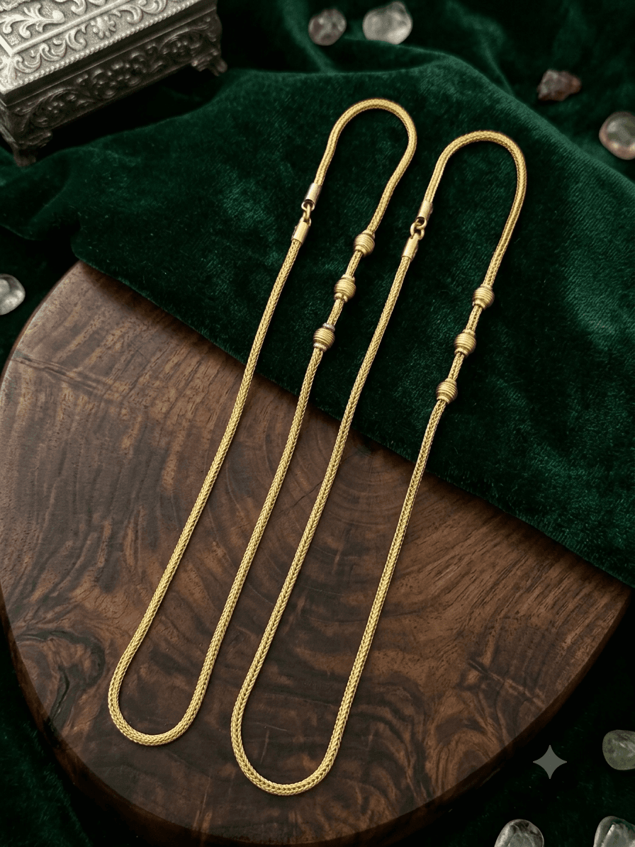Premium impon 3 ball mugappu chain