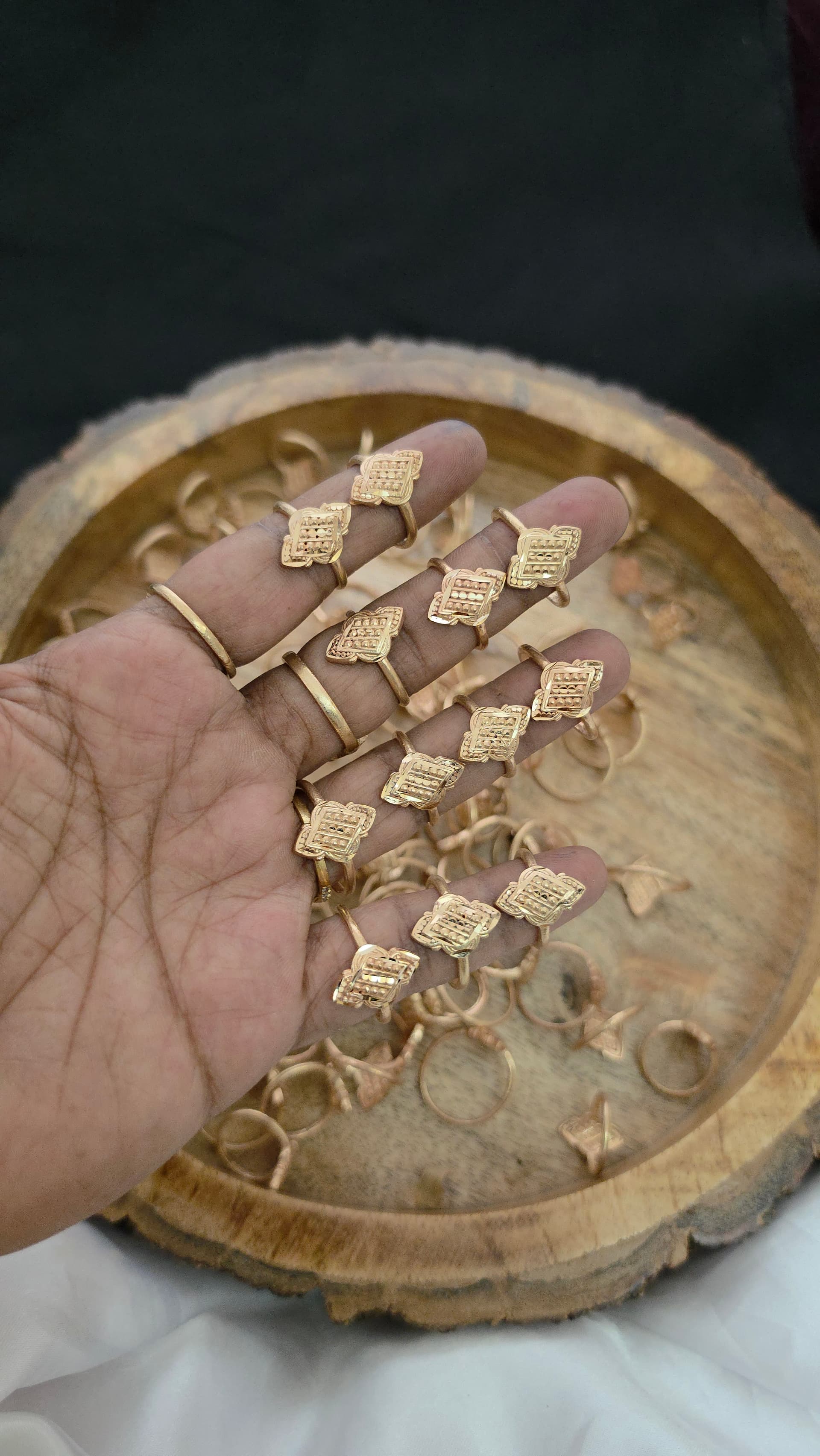 Premium Impon Unpolished Ring