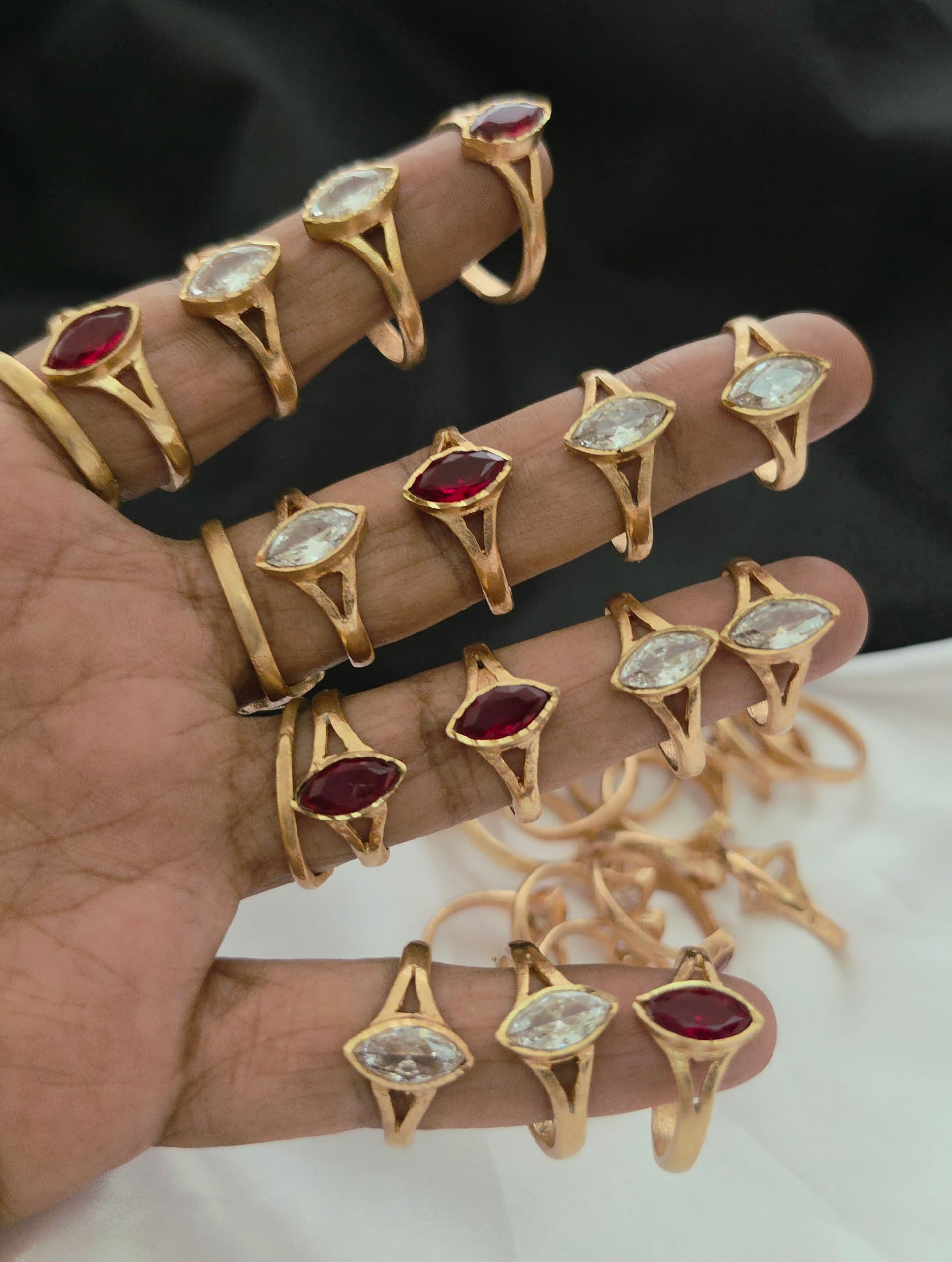 Premium Impon Ruby Stone Ring