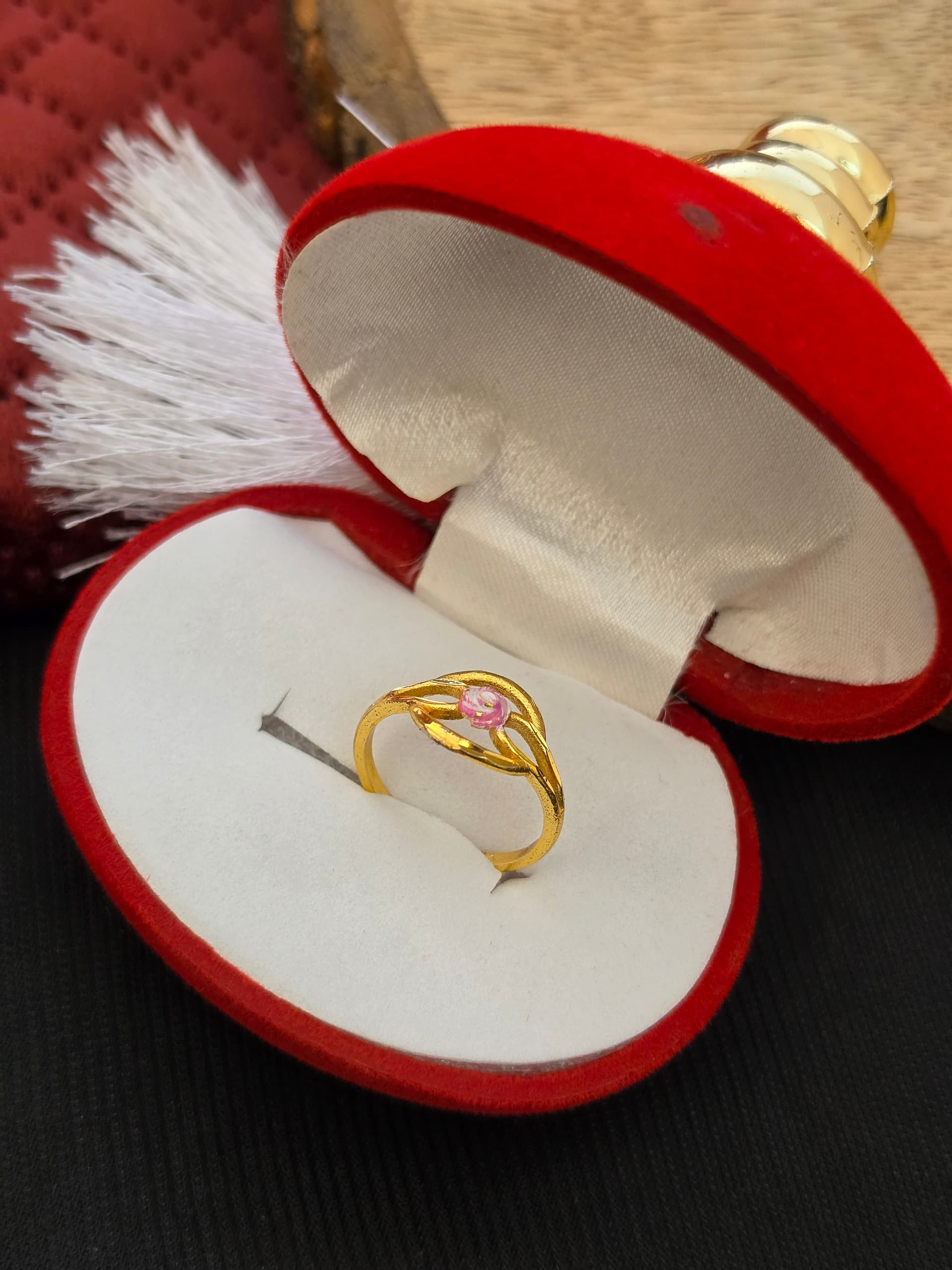  Premium foaming enamel flower type ring 