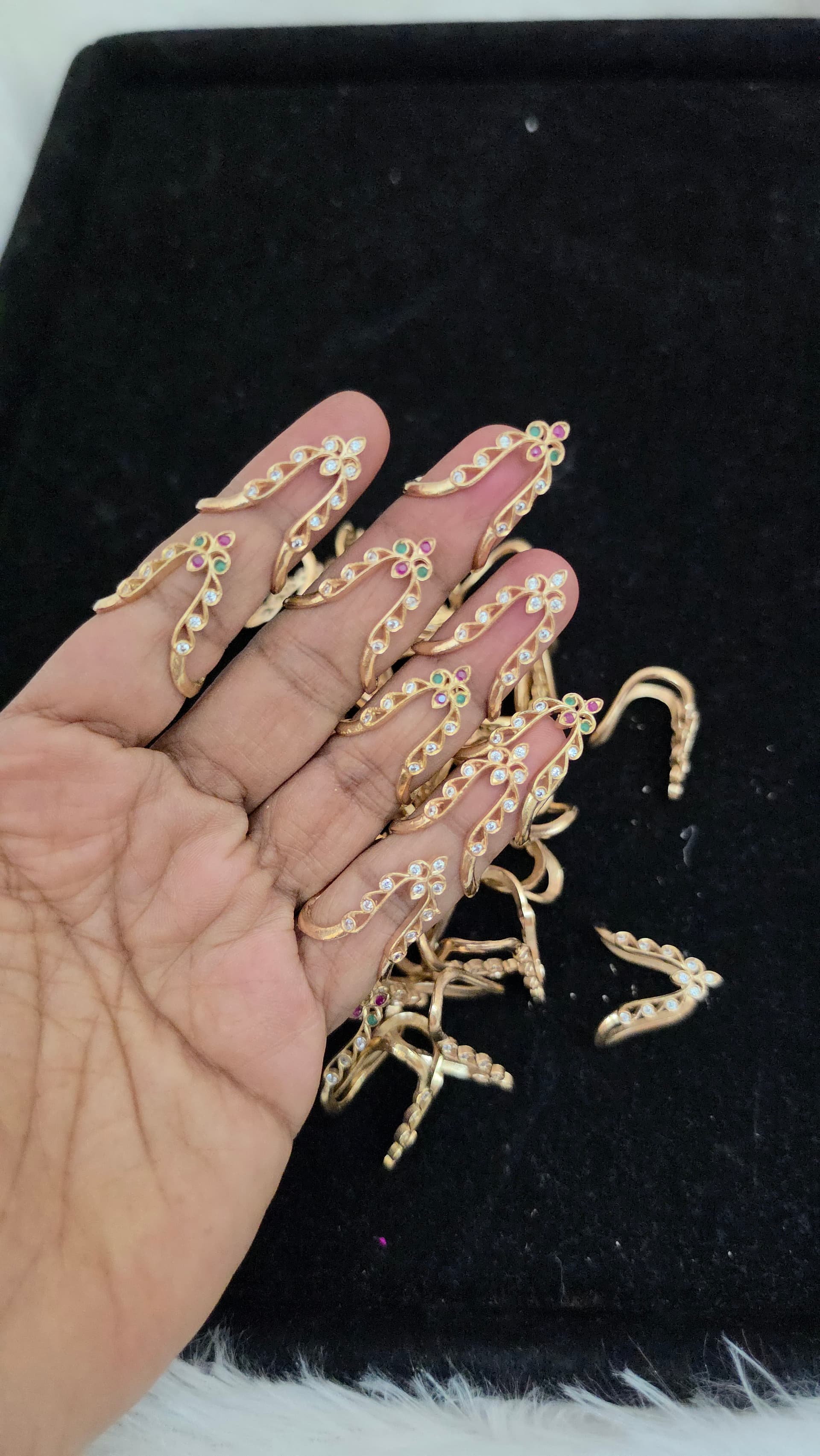premium impon ad stone vangi ring 