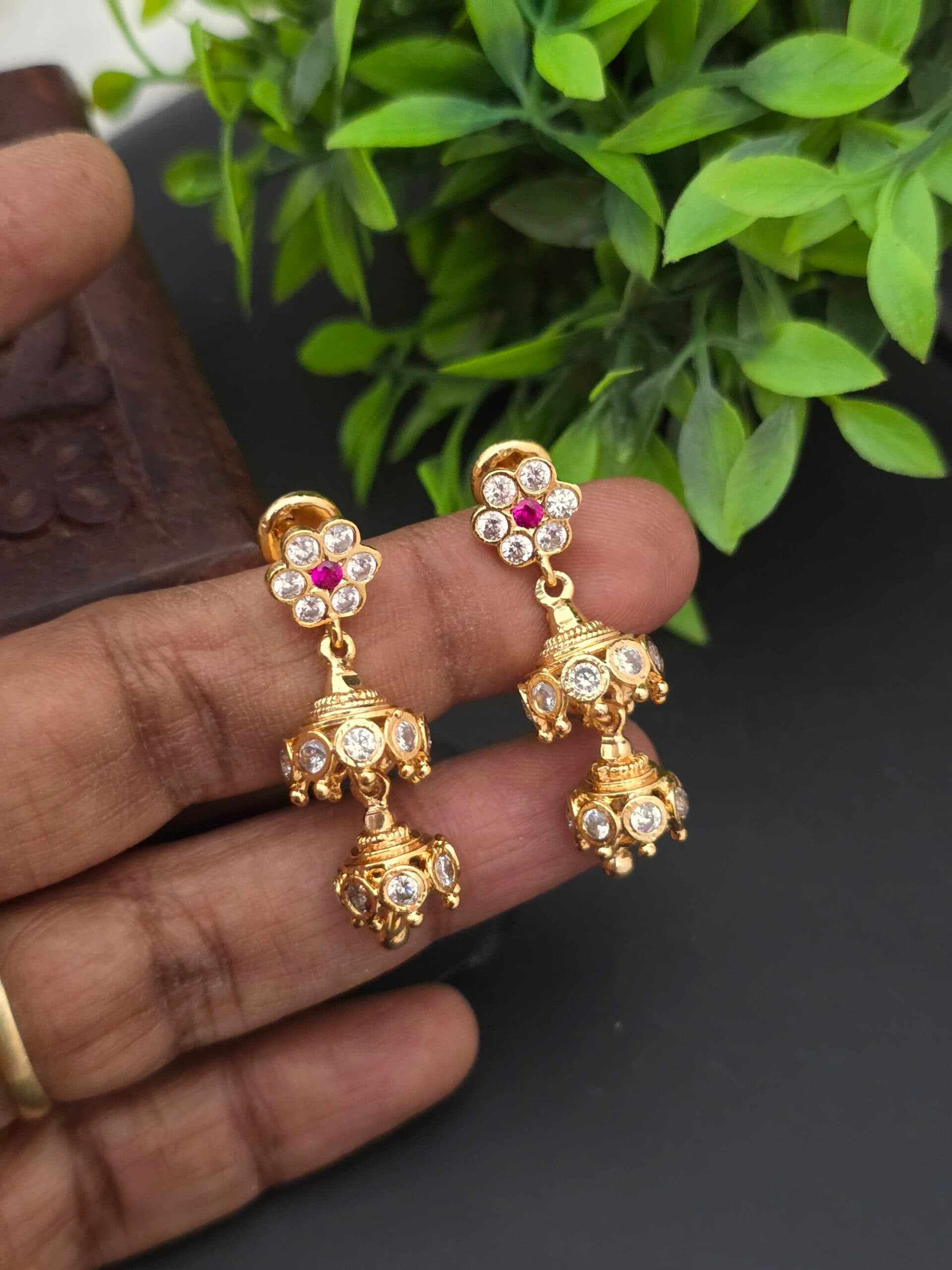 Premium impon step jhumka