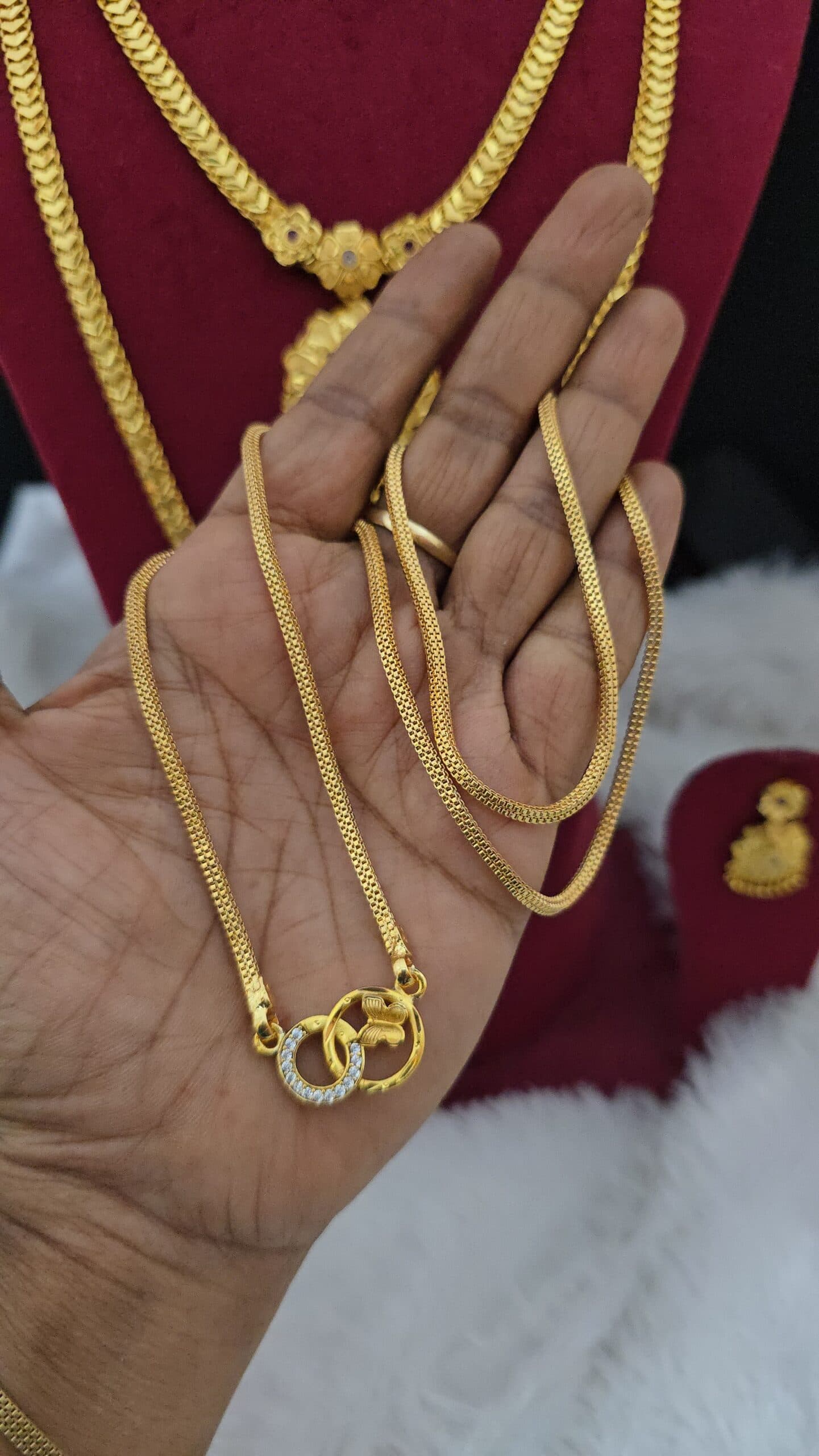 Premium foaming 24 Ad stone dollar chain