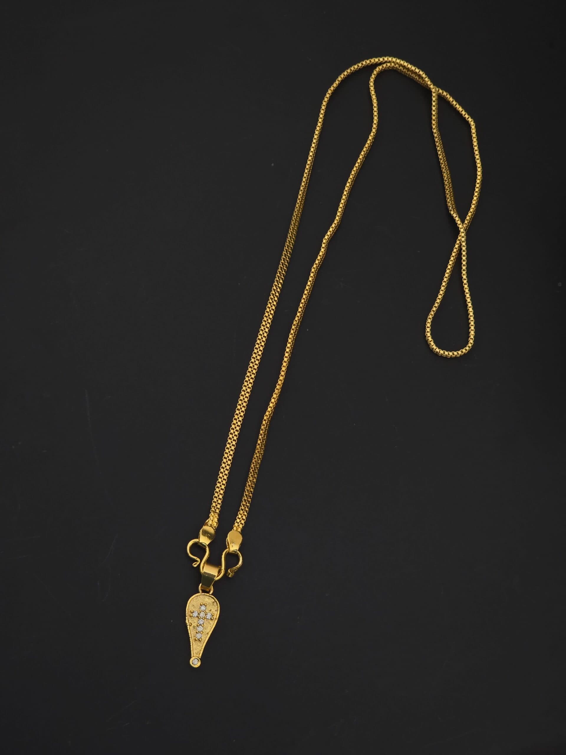 Premium foaming 18 inch ad stone cross dollar chain one day offer