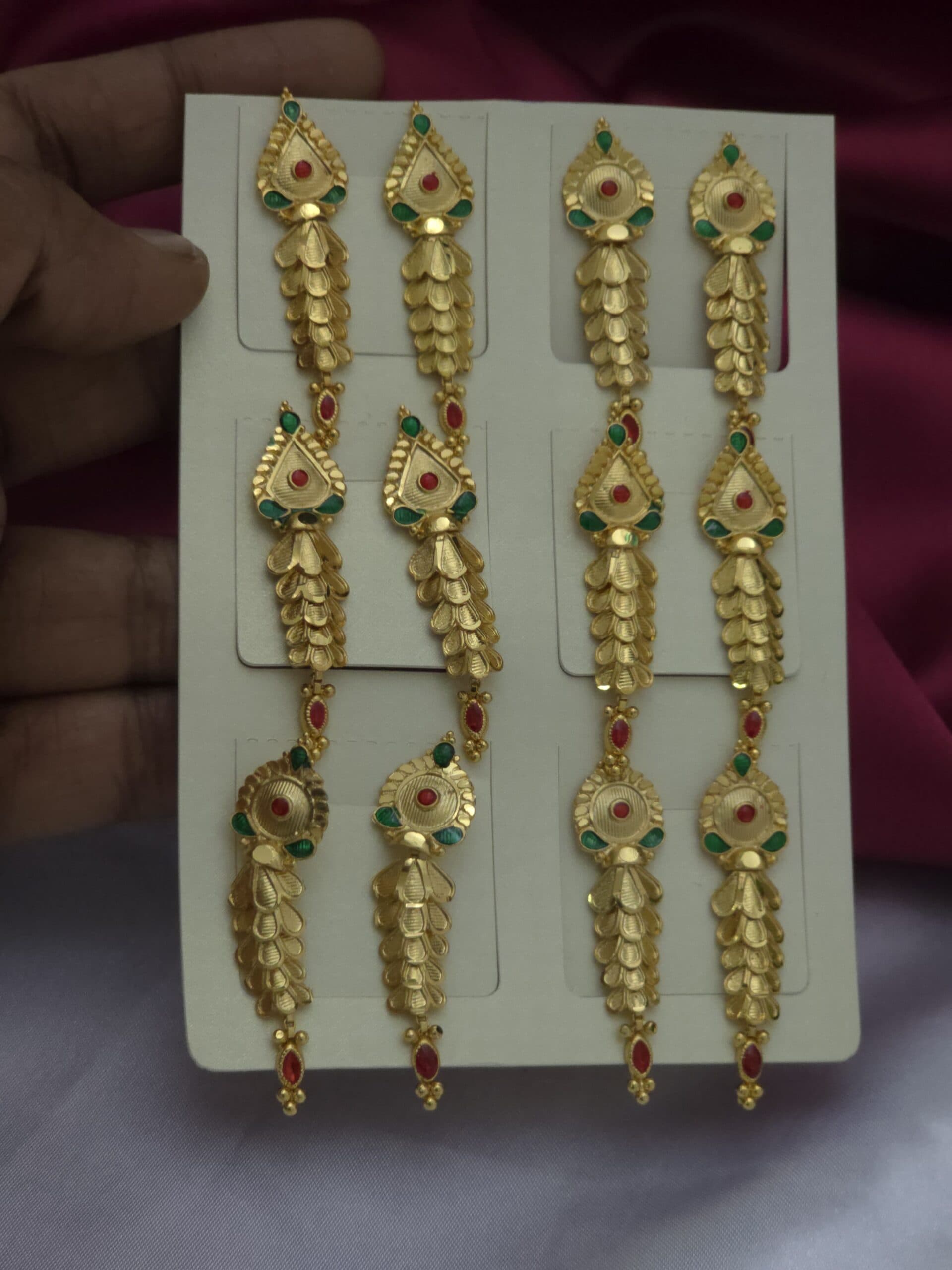 Enamel foaming earing