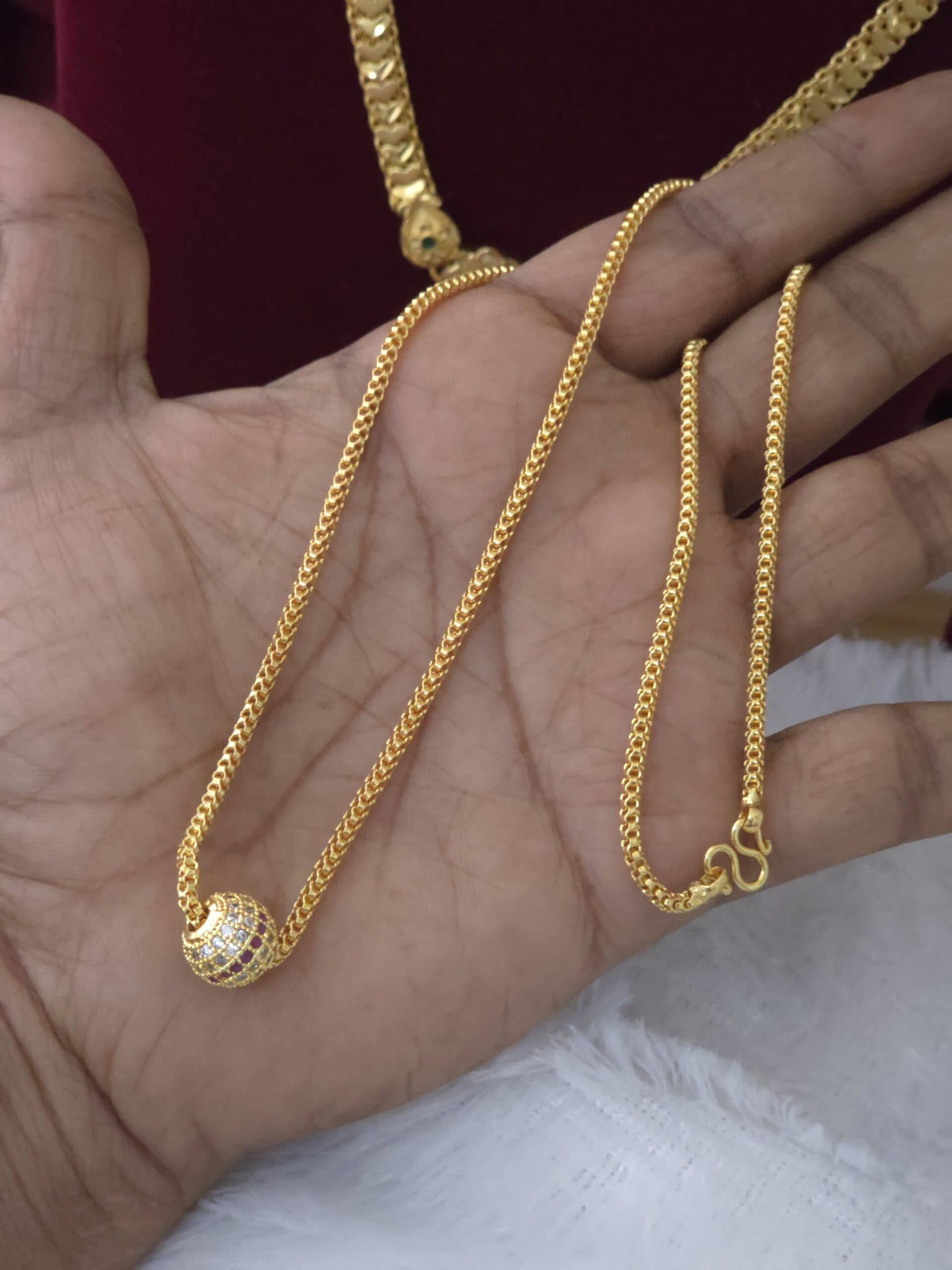 Ball dollar chain 18 inches