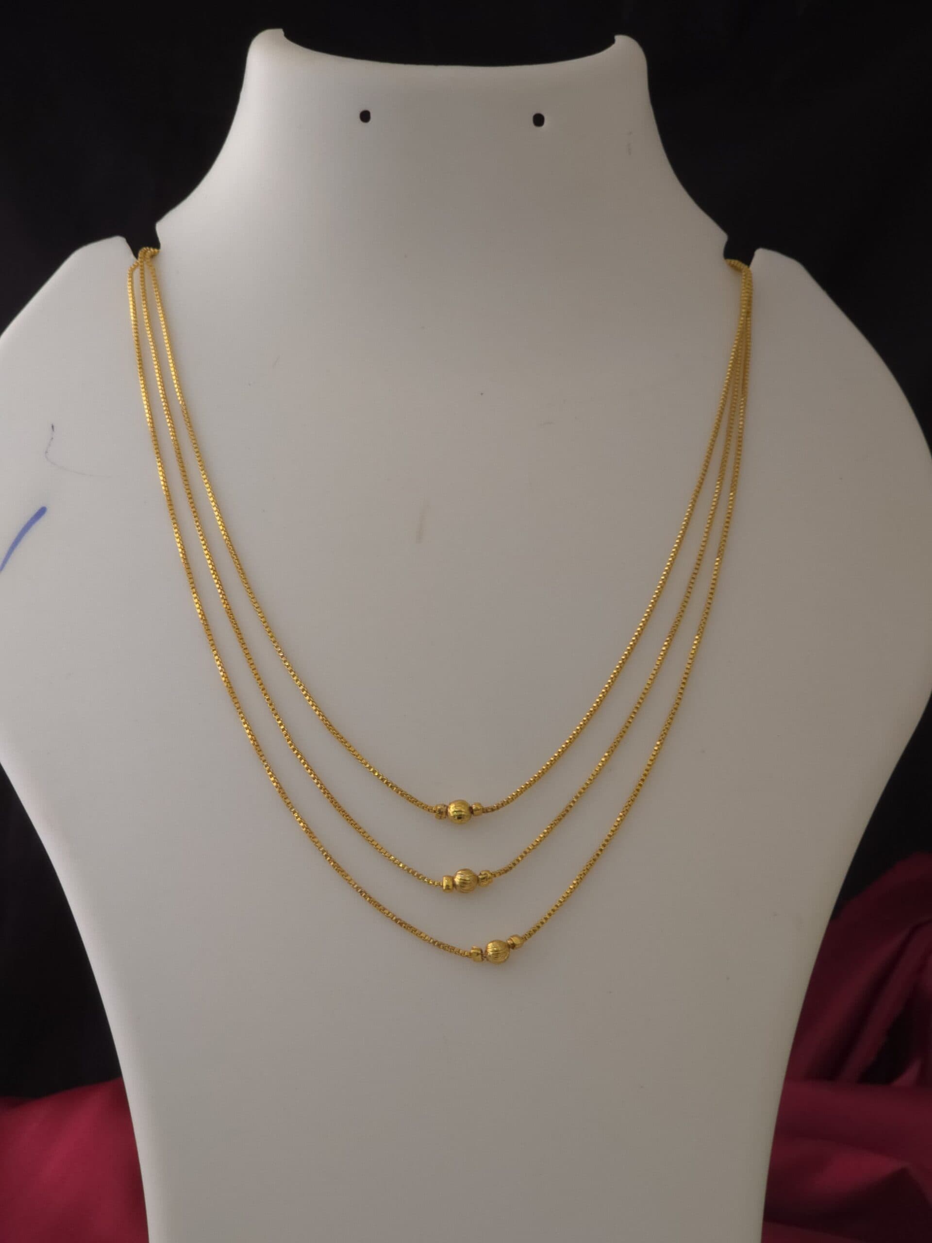 Premium 3 ball chain micropolished