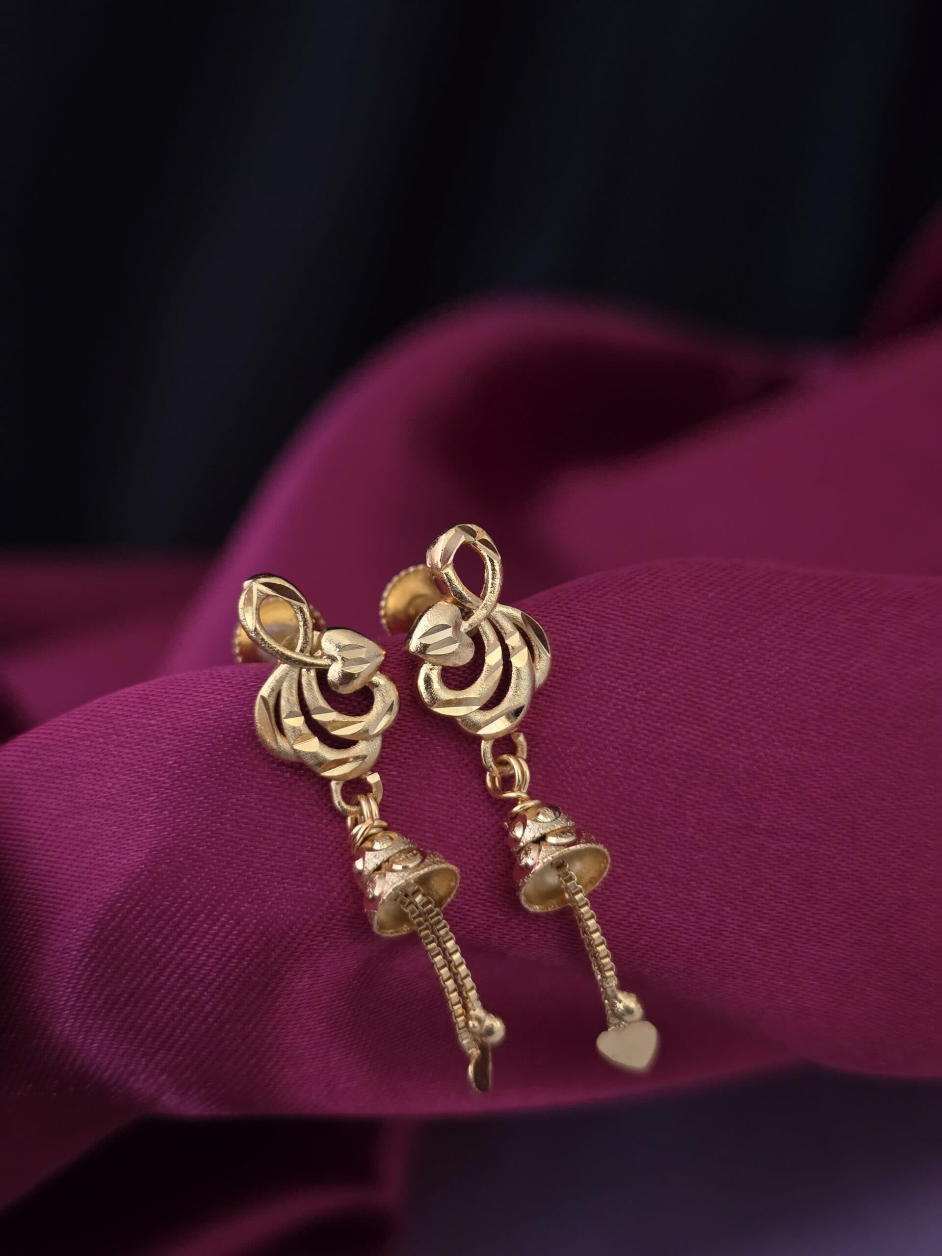 Premium chain drops earing