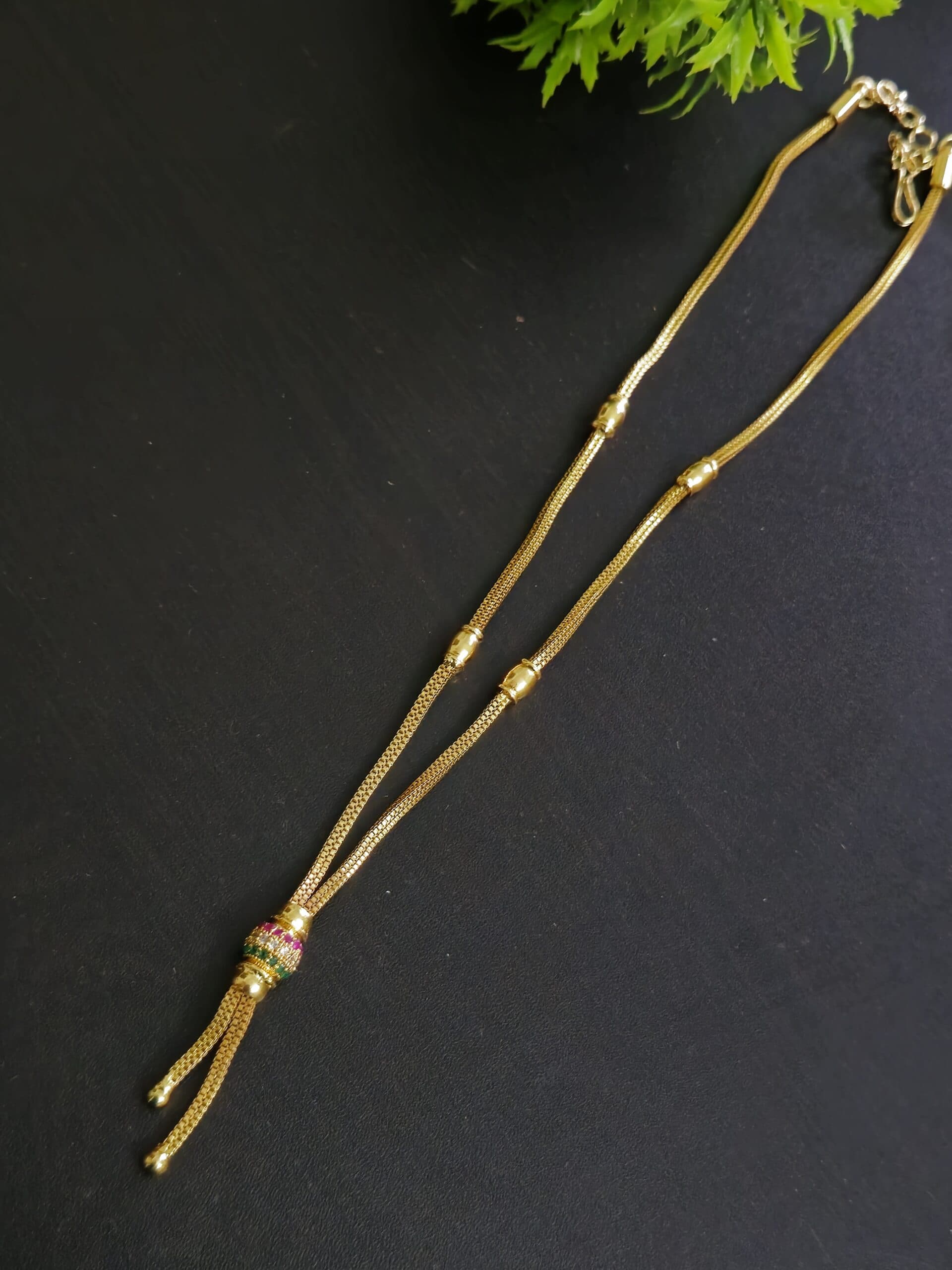 Real Gold look ball chain 24 inches