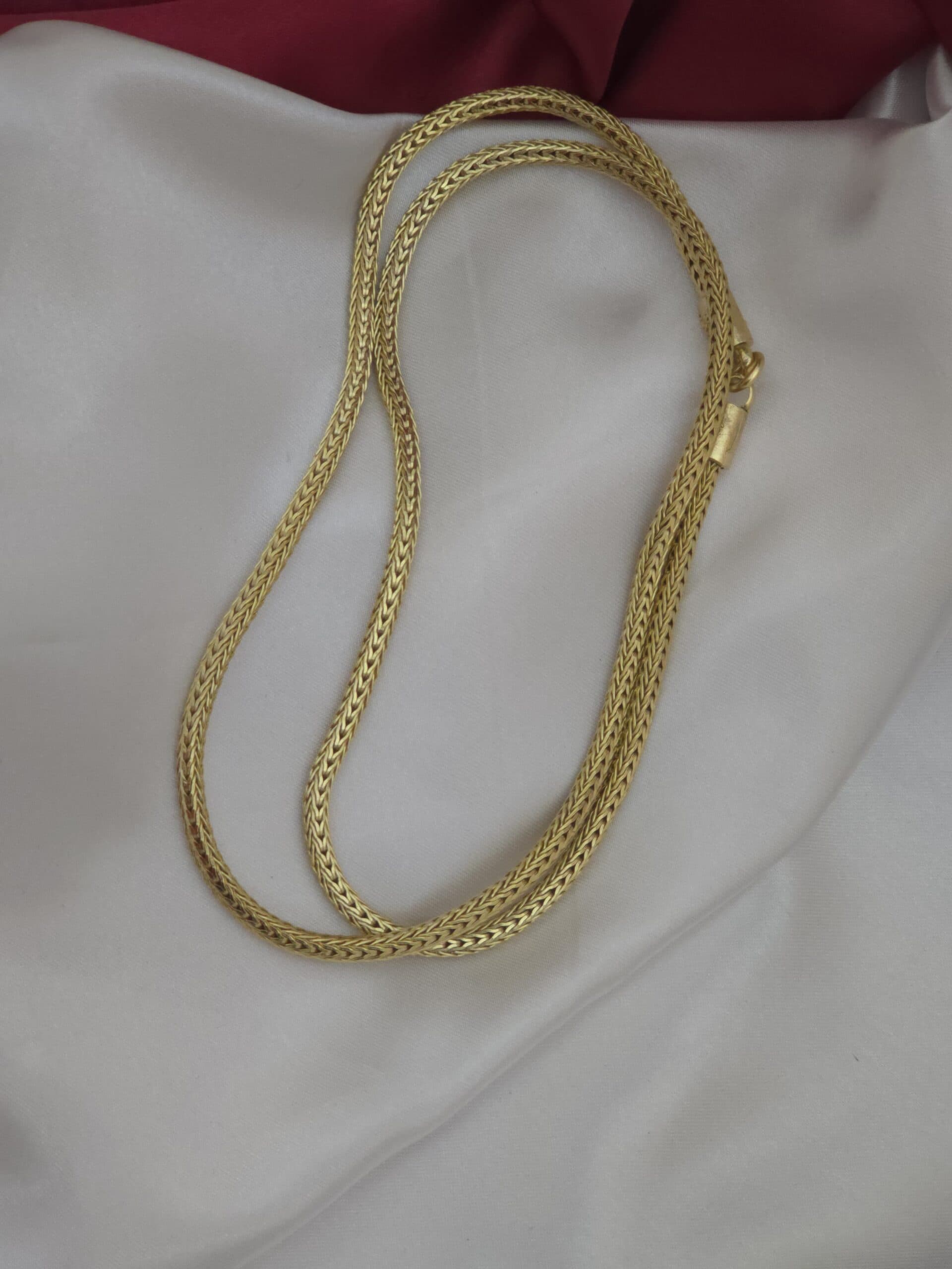 Premium 24 inch plain impon chain