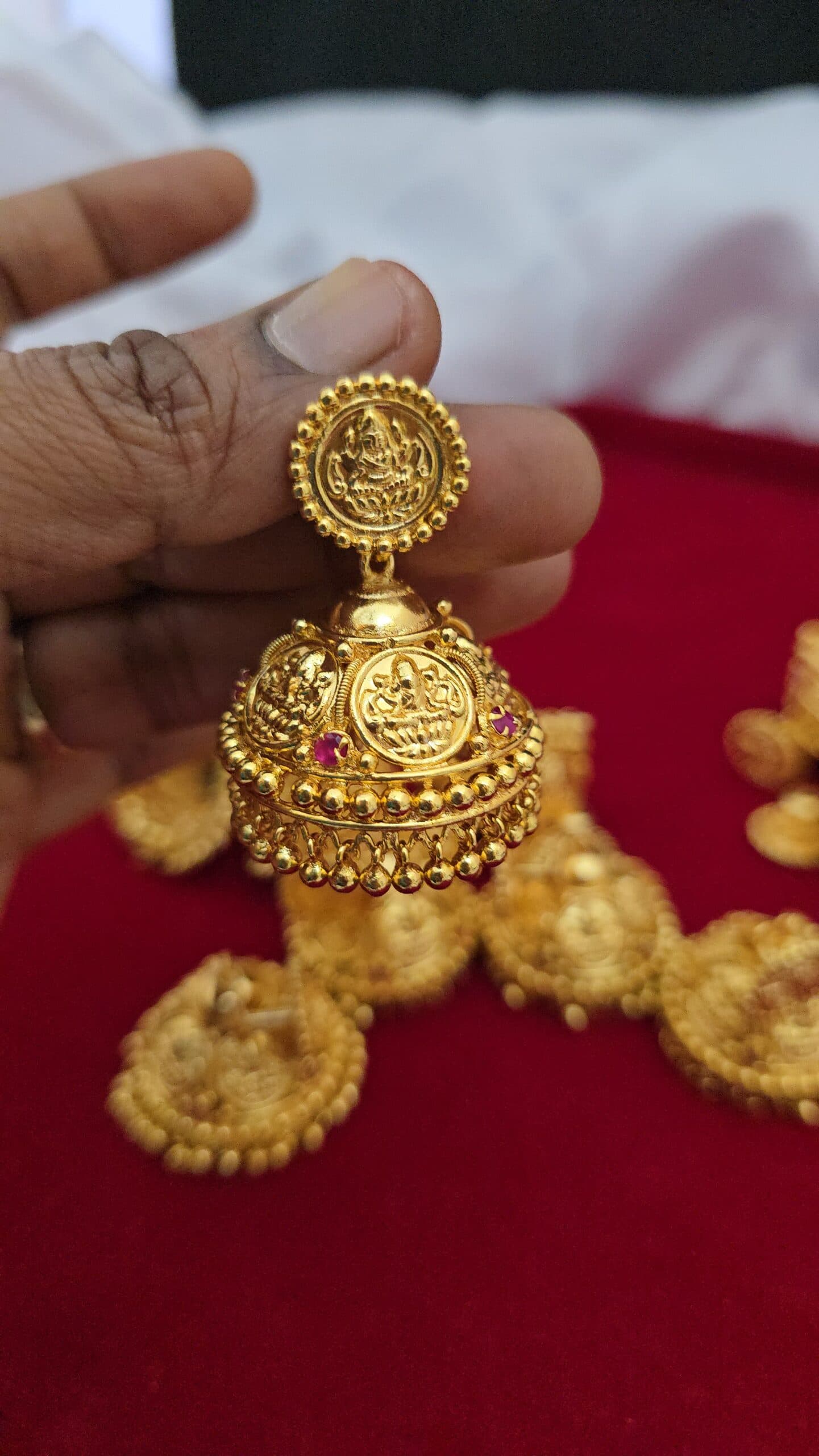 Premium foaming lakshmi jhumka