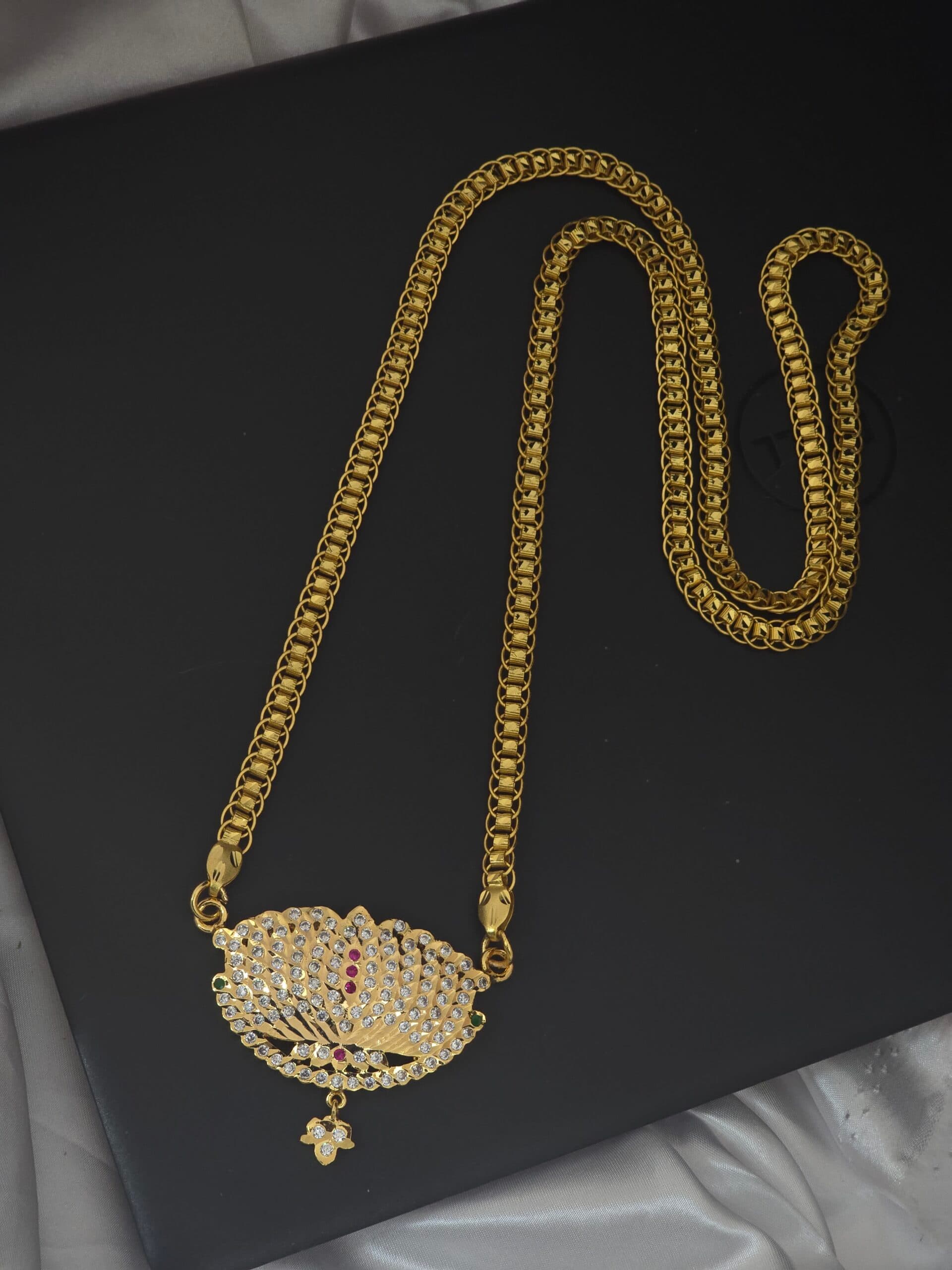 Premium impon 32 inch lotus dollar chain