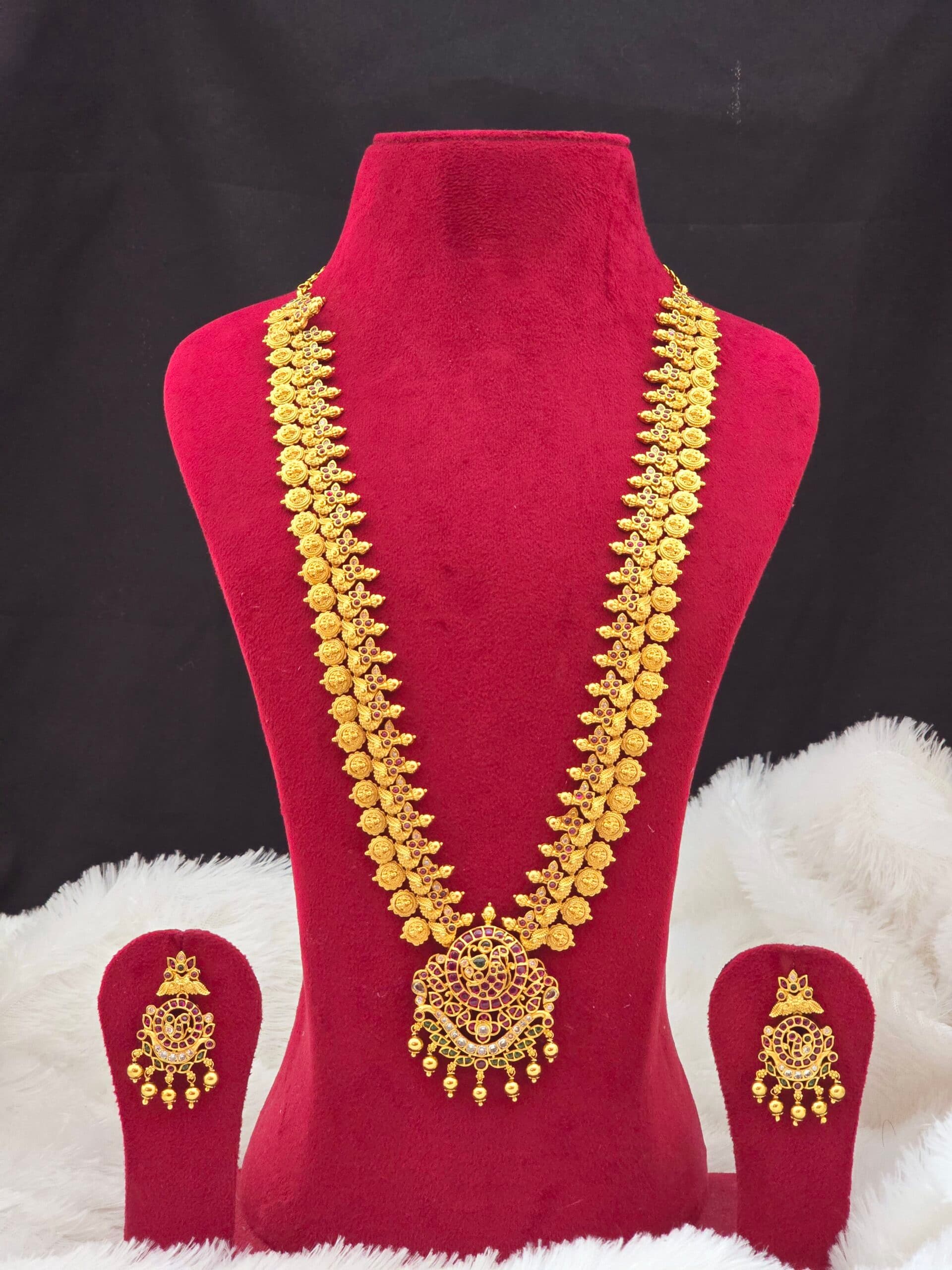 Premium matt haram with earings