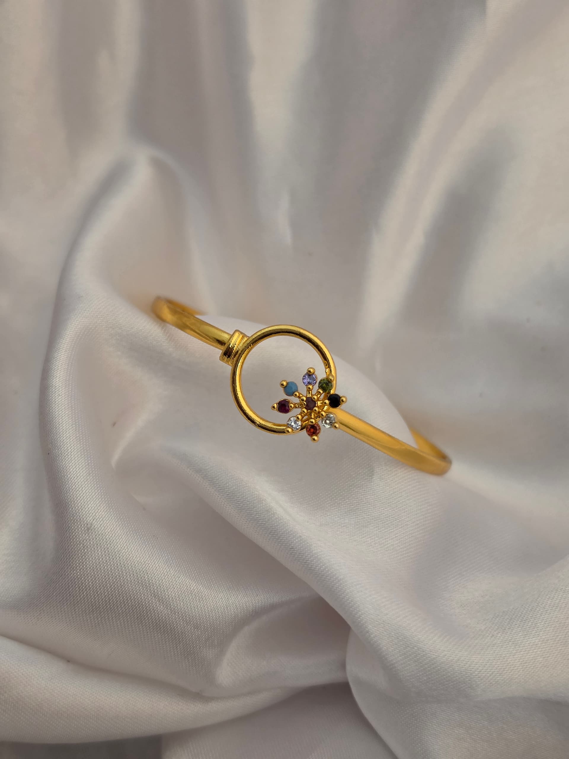 Premium Micro Navaratna Adjustable Kada