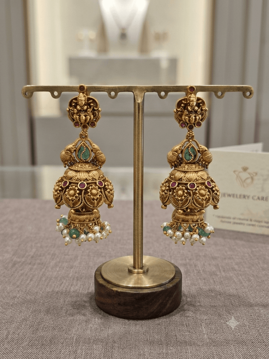 Premium matt lakshmi jhumka