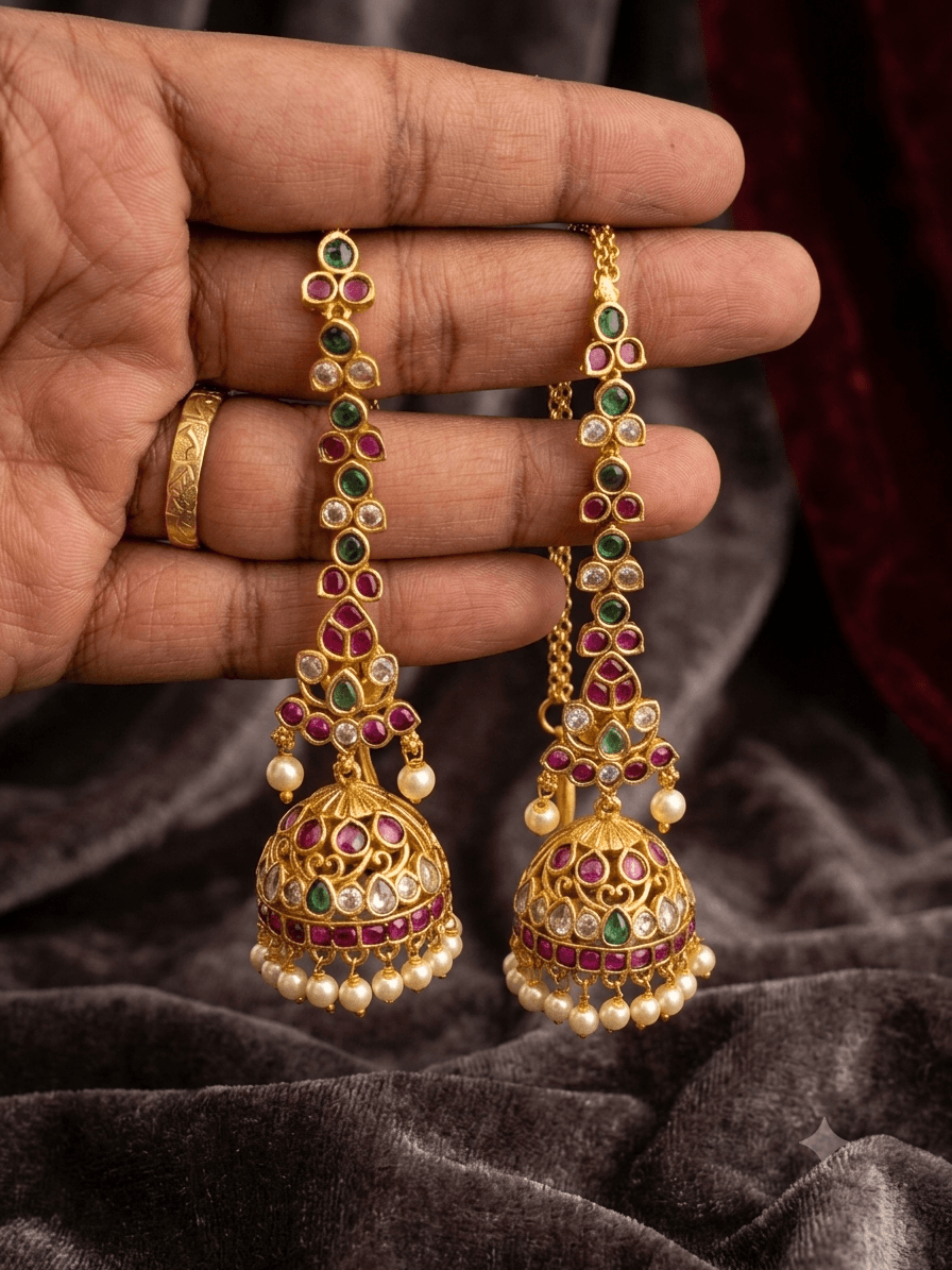 premium matt jhumka with mattal