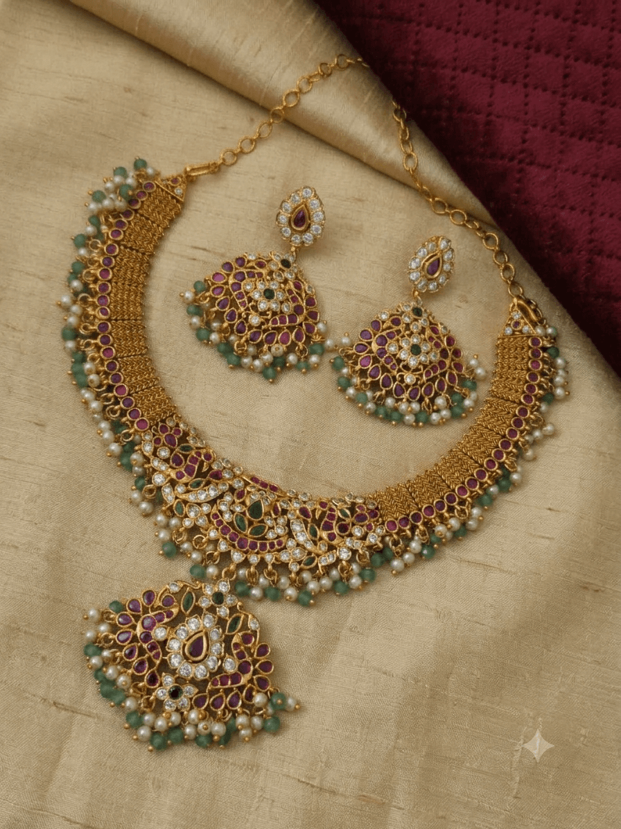 Premium matt ad kemp necklace with earings