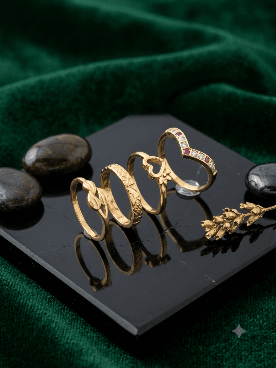 Premium impon ring combo